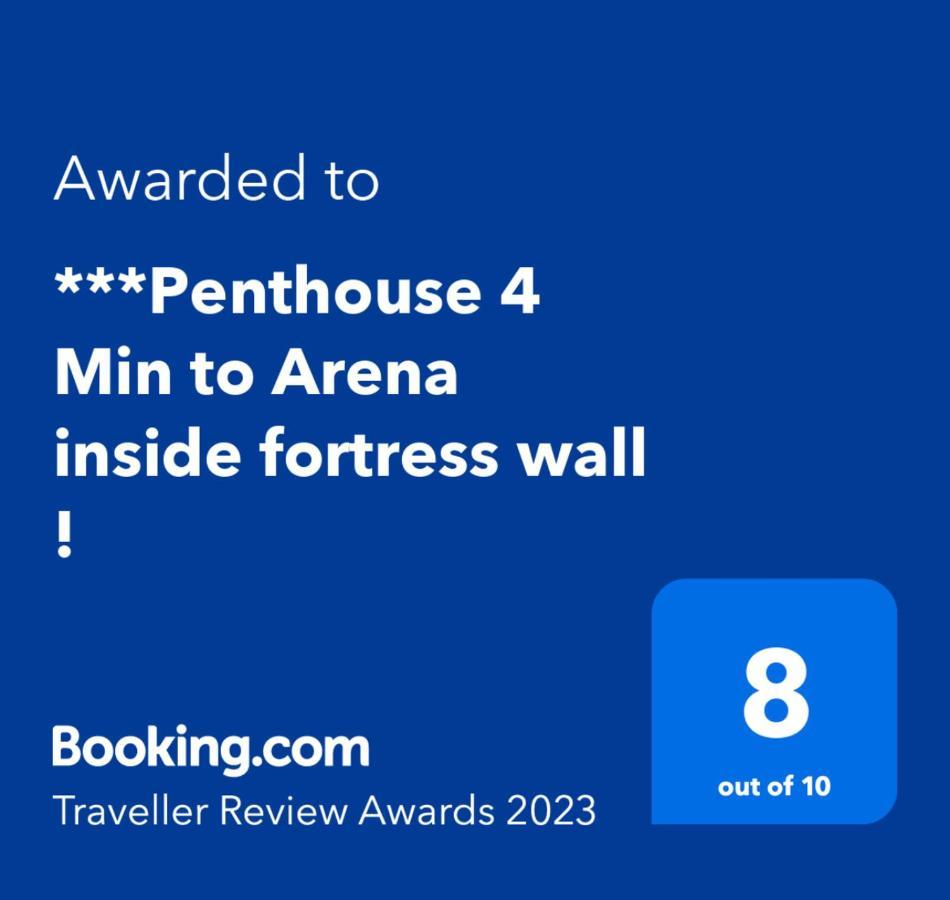 ***Penthouse 4 Min To Arena Inside Fortress Wall ! Verona Exterior photo